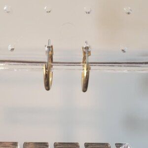Gold Hoop Earrings -  1/2 inch in Diameter